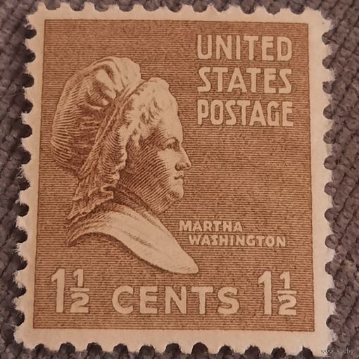 США 1938. Martha Washington