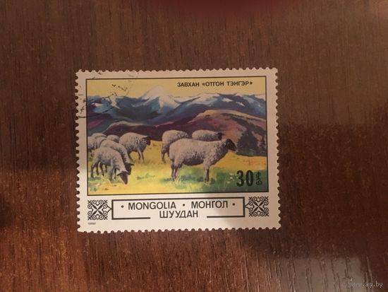 Монголия 1982. Фауна. Бараны