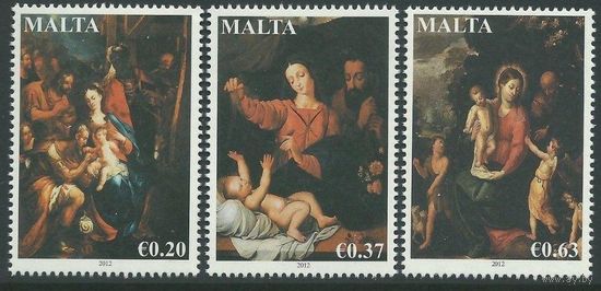 Мальта 2012 Искусство, Живопись, Религия, Рождество **