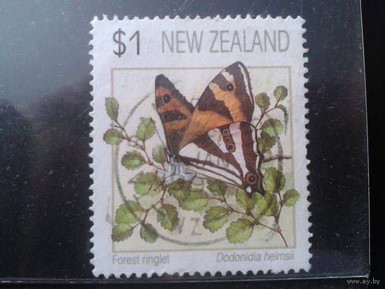Новая Зеландия 1991 Бабочка