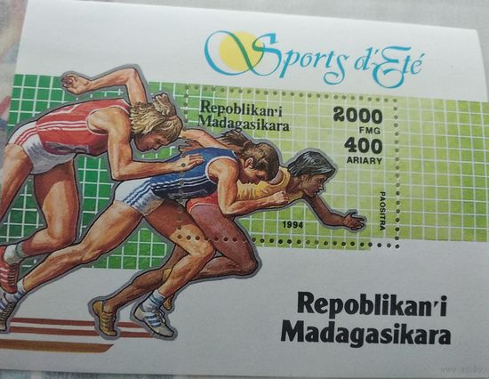 Мадагаскар 1994 Олимпийский вид спорта С-М-2-1