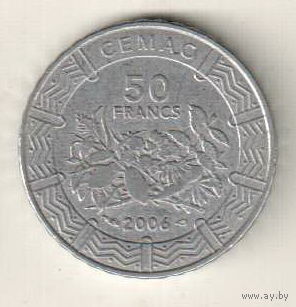 Центральная Африка 50 франк 2006