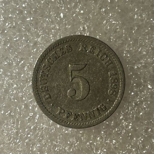 5 Pfennigs 1898 Alemania (Германия)