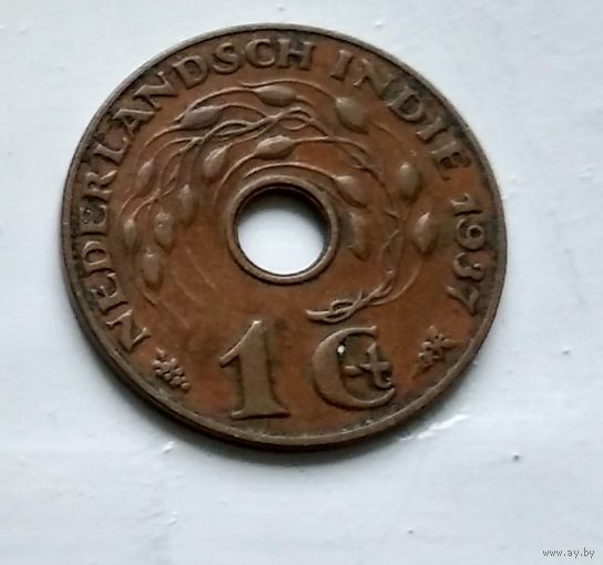 Голландская Ост-Индия 1 цент, 1937 2-8-12