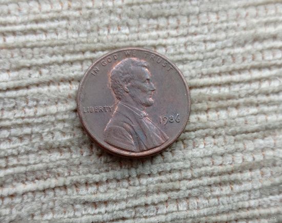Werty71 США 1 цент 1986
