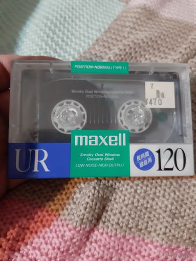 Кассета maxell UR 120. 1988 год.