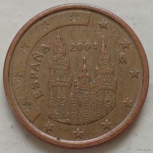 1 евроцент 2004 Испания. Возможен обмен