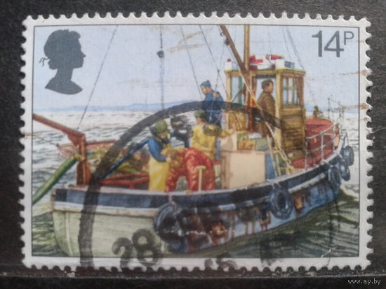 Англия 1981 Рыболовное судно