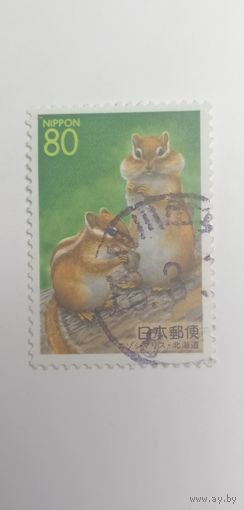 Япония 1995. Префектурные марки - Хоккайдо - Сибирские бурундуки. Полная серия