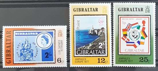 1977 Выставка марок АМФЕЛЕКС '77  - Гибралтар