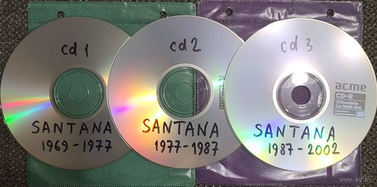 CD MP3 SANTANA - 3 CD.
