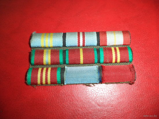 Орденская планка офицера-афганца