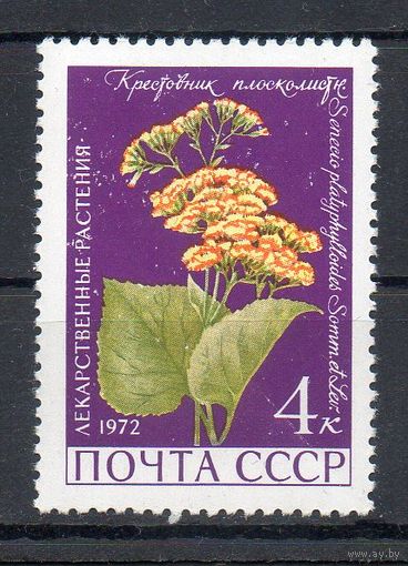 Лекарственные растения СССР 1972 год 1 марка