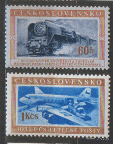 ЧСЛ. М. 842/43. 1953. Транспорт. ЧиСт.