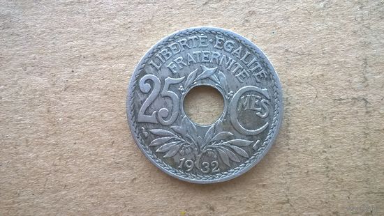 Франция 25 сантимов, 1932г. (D-20)