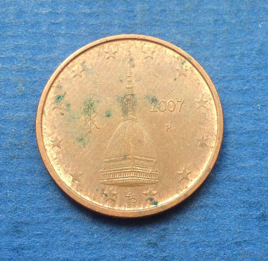 Италия 2 евроцента 2007
