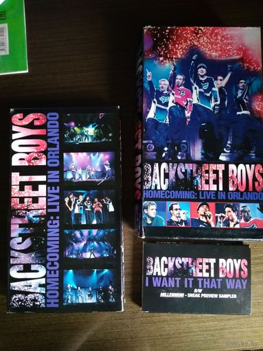 Видеокассета + аудио клипы Backstreet boys