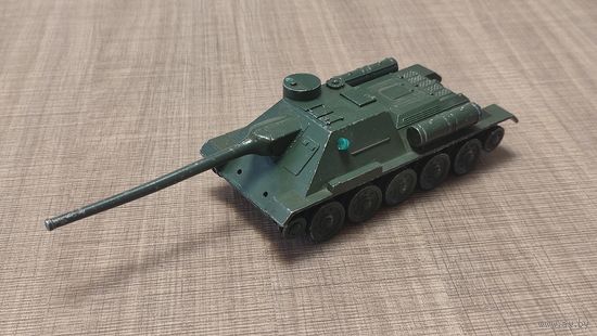 Военная техника СССР Игрушки Большой танк СУ-100 Металл
