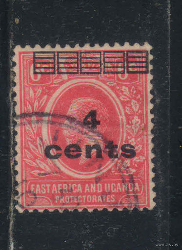 GB Протекторат Британская Восточная Африка и Уганда 1919 GV Надп Стандарт #59