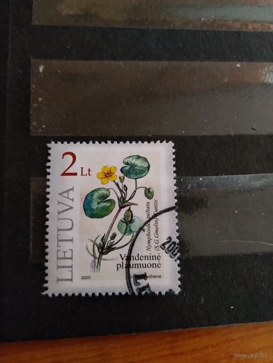 2001 Литва мих758  флора  цветы (4-10)