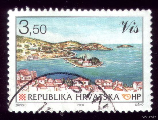 1 марка 2000 год Хорватия 555