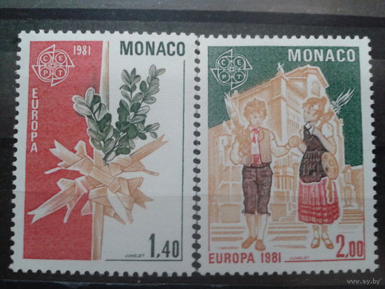 Монако 1981 Европа, фольклор** полная серия