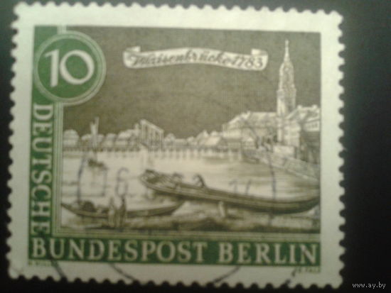 Берлин 1962 старый Берлин, 18 век, Михель-0,3 евро гаш