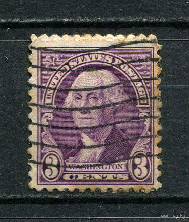 США - 1932 - Джордж Вашингтон - [Mi. 350A] - полная серия - 1 марка. Гашеная.  (Лот 16Du)