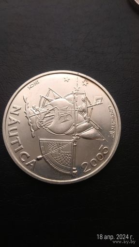 Португалия 10 евро 2003 Иберо-Америка-Наутика СЕРЕБРО 925 пробы