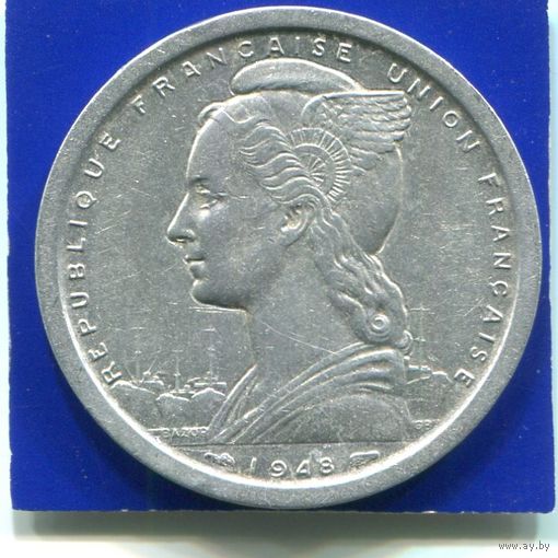 Французская Западная Африка 2 франка 1948