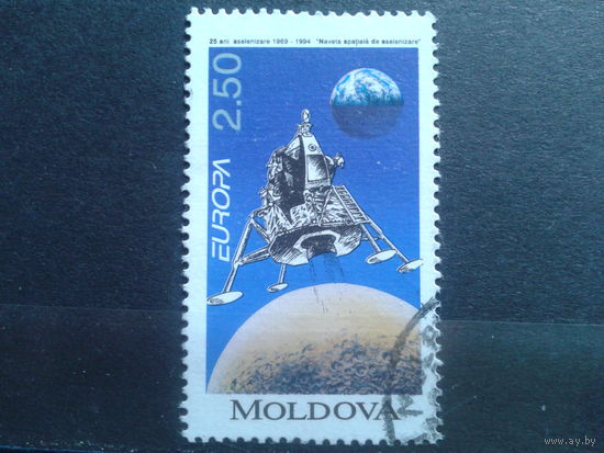 Молдова 1994 Европа, Аполло-11 Михель-7,5 евро гаш.