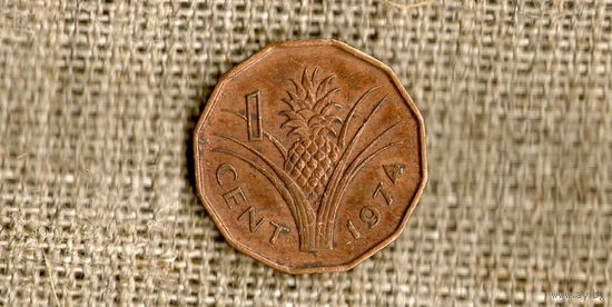Свазиленд 1 цент 1974 /флора// (ON)