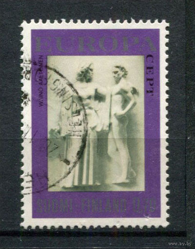 Финляндия - 1974 - Европа (C.E.P.T.), Скульптуры - [Mi. 749] - полная серия - 1 марка. Гашеная.  (Лот 174AT)