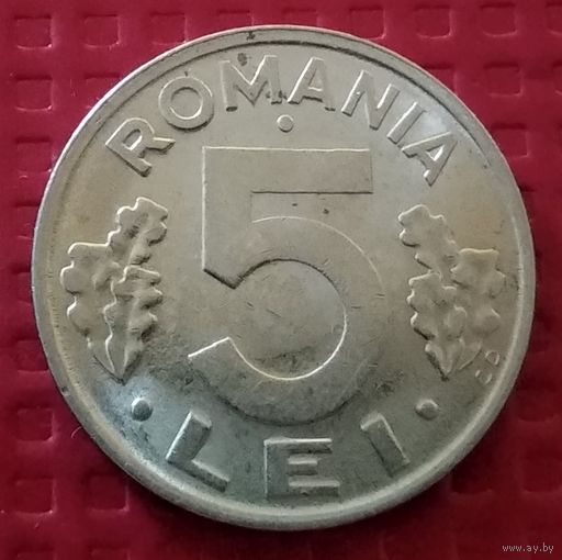 Румыния 5 лей 1992 г. #50333