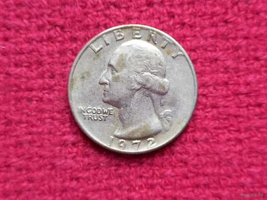 США 25 центов 1972 г.