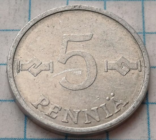 Финляндия 5 пенни, 1979     ( 2-2-6 )