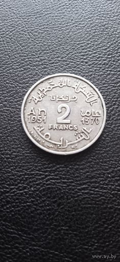 Марокко 2 франка 1951 г.