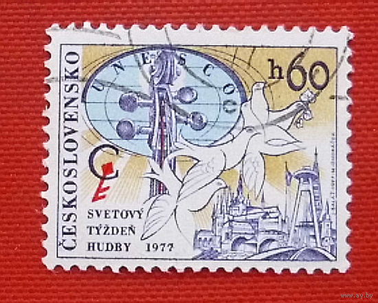 Чехословакия. ( 1 марка ) 1977 года.