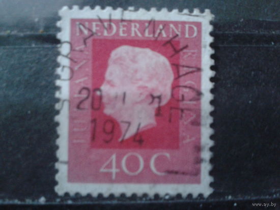 Нидерланды 1972 Королева Юлиана 40с