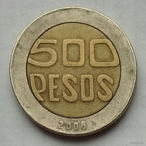 Колумбия 500 песо 2006 г.