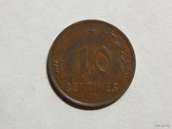Люксембург 10 сантимов 1930г
