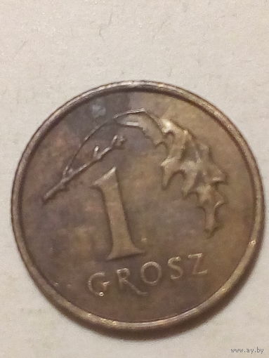 1 грош Польша 2007
