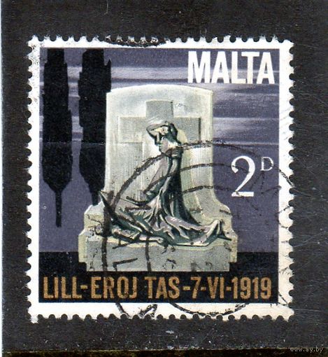 Мальта.Ми-399.Monument 1919. Серия: 5-я годовщина независимости. 1969.