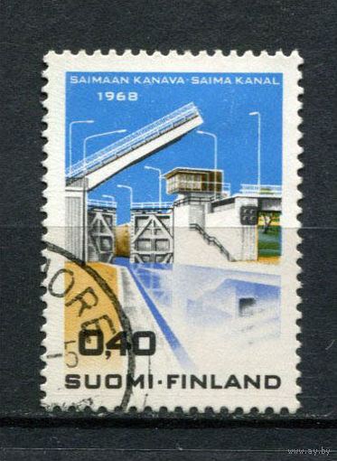 Финляндия - 1968 - Открытие Сайменского канала - [Mi. 650] - полная серия - 1 марка. Гашеная.  (Лот 166AO)