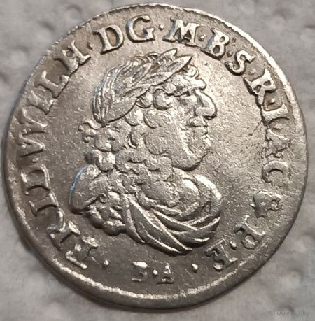 Пруссия 6 грош 1686