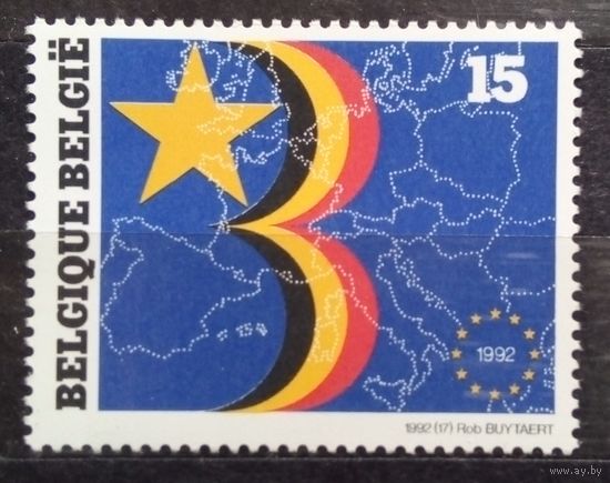 Европейский Союз, Бельгия, 1992 год, 1 марка