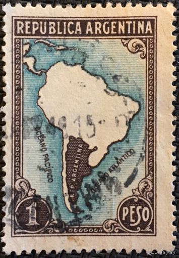 ЦІКАВІЦЬ АБМЕН! 1949, мапа Аргенціны (1)