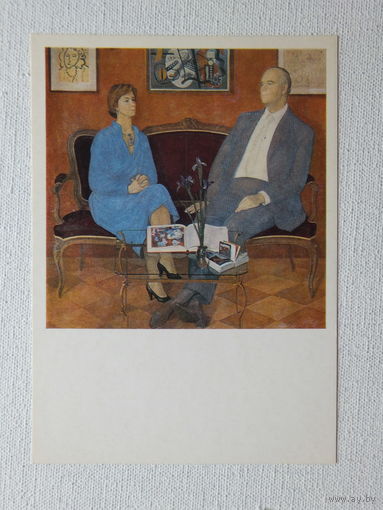 Жилинский портрет коллекционеров  10х15 см