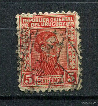 Уругвай - 1928/1929 - Генерал Артигас 5C - [Mi.356] - 1 марка. Гашеная.  (Лот 39ED)-T2P4