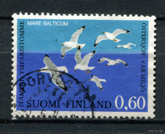 Финляндия - 1974 - Море и чайки - [Mi. 748] - полная серия - 1 марка. Гашеная.  (Лот 175AT)